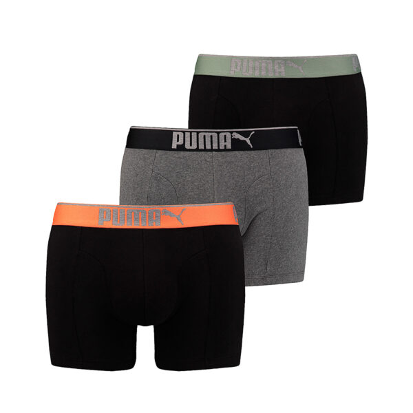 Puma Herren Boxershort Lifestyle Sueded Cotton 3 er Pack