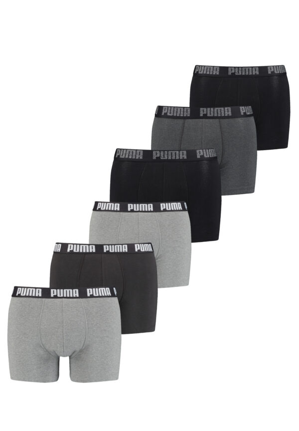 Puma Herren Cat Boxer Shorts Everyday Unterhose Pant Unterwäsche 6 er Pack