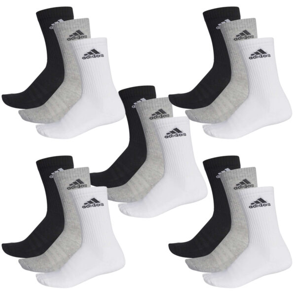 adidas CUSHIONED CREW Tennissocken Sportsocken Damen Herren Unisex 15 Paar