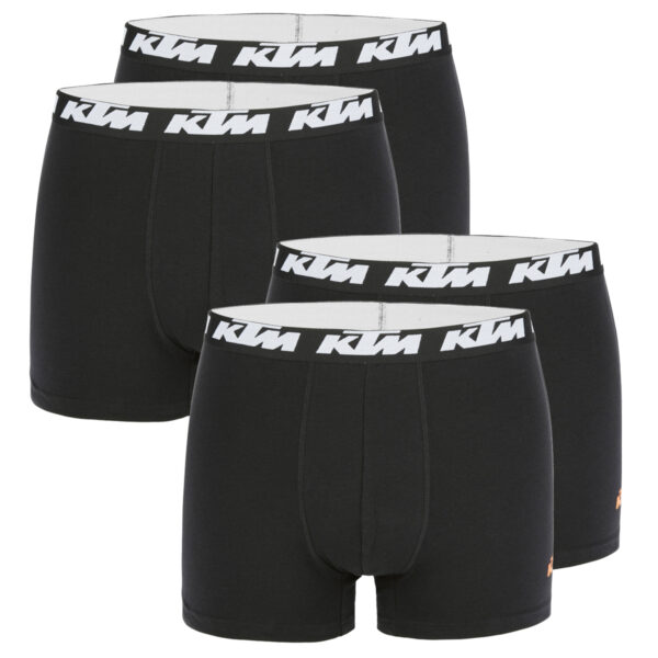 KTM by FREEGUN Boxershorts für Herren Unterwäsche Pant Men´s Boxer 4 er Multipac...