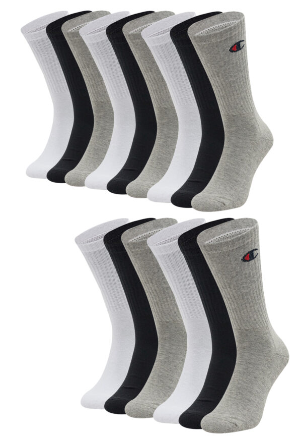 15 Paar Champion Crew Socken Gr. 35 - 46 Unisex Tennissocken U24558