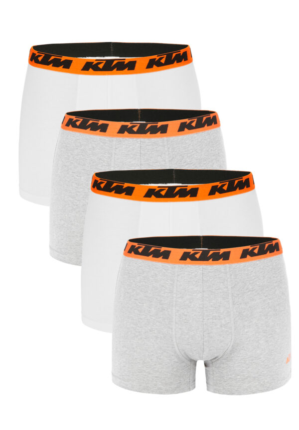 KTM by FREEGUN Boxershorts für Herren Unterwäsche Pant Men´s Boxer 4 er Multipac...