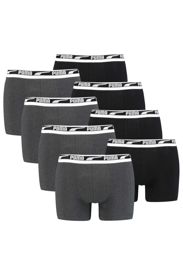 Puma Herren Boxer Boxershorts Men Unterhose Multi Logo Pant Unterwäsche 8er Pack...