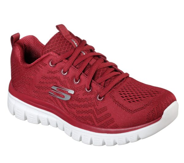 Skechers Sport Womens GRACEFUL GET CONNECTED Sneakers Women Rot