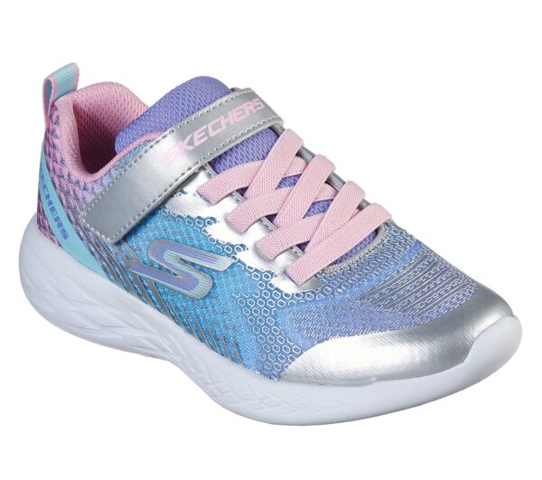 Skechers Girls GO RUN 600 RADIANT RUNNER SNEAKERS Kids Silber