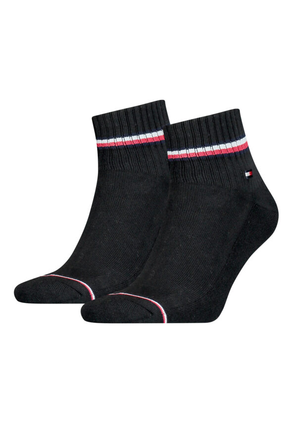 2 Paar TOMMY HILFIGER Herren ICONIC QUARTER Gr. 39 - 49 Sneaker Socken