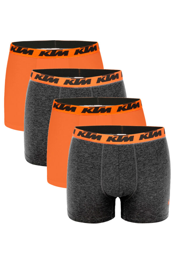 KTM by FREEGUN Boxershorts für Herren Unterwäsche Pant Men´s Boxer 4 er Multipac...