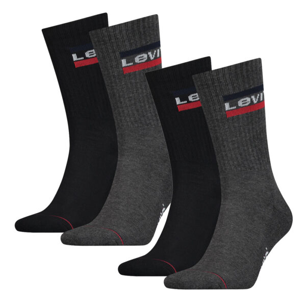 4 Paar Levis 144NDL Regular Cut SPR Unisex Socken Strümpfe 902012001