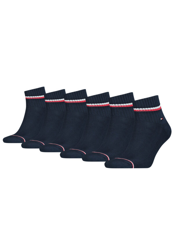 6 Paar TOMMY HILFIGER Herren ICONIC QUARTER Gr. 39 - 49 Sneaker Socken