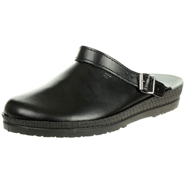 Rohde Herren Neustadt-h Clogs Hausschuhe Arztschuhe 1518 Schwarz