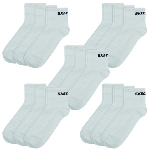 15 Paar Skechers Unisex Quarter Socken SK42017