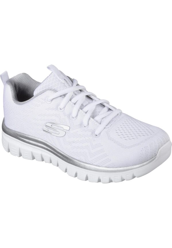 Skechers Sport Womens GRACEFUL GET CONNECTED Sneakers Women weiß/silber