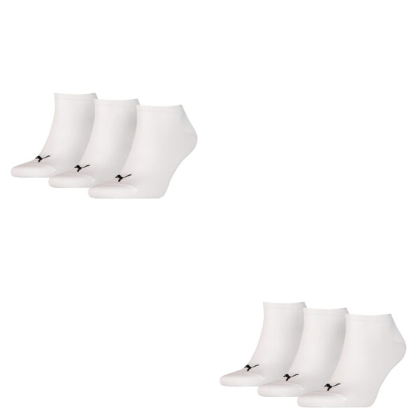 6 Paar Puma Sneaker Invisible Socken Gr. 35 - 49 Unisex für Damen Herren Füßling...