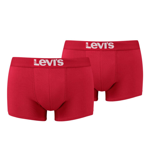 2er Pack Levis Men Solid Basic Trunk Boxershorts Unterhose Pant Unterwäsche