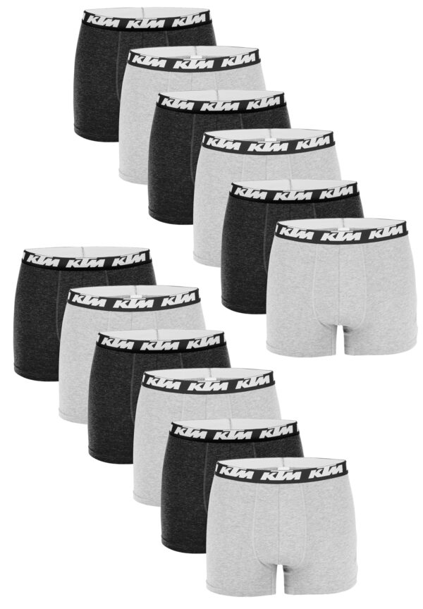 KTM by FREEGUN Boxershorts für Herren Unterwäsche Pant Men´s Boxer 12 er Multipa...