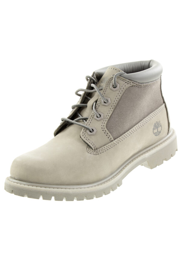 Timberland Nellie Chukka Damen Stiefel Boots Wasserfest Nubuk Grau