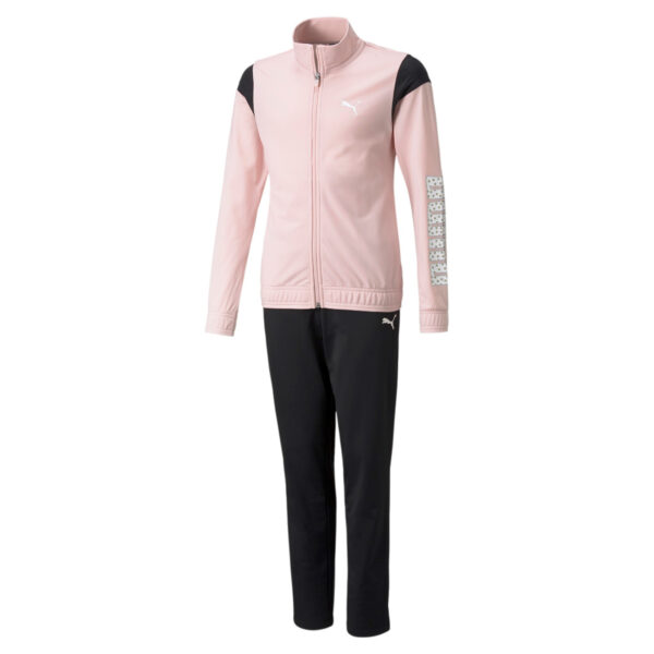 Puma Kinder TRICOT SUIT OP GT Trainingsanzug Sportanzug 589382 Rosa