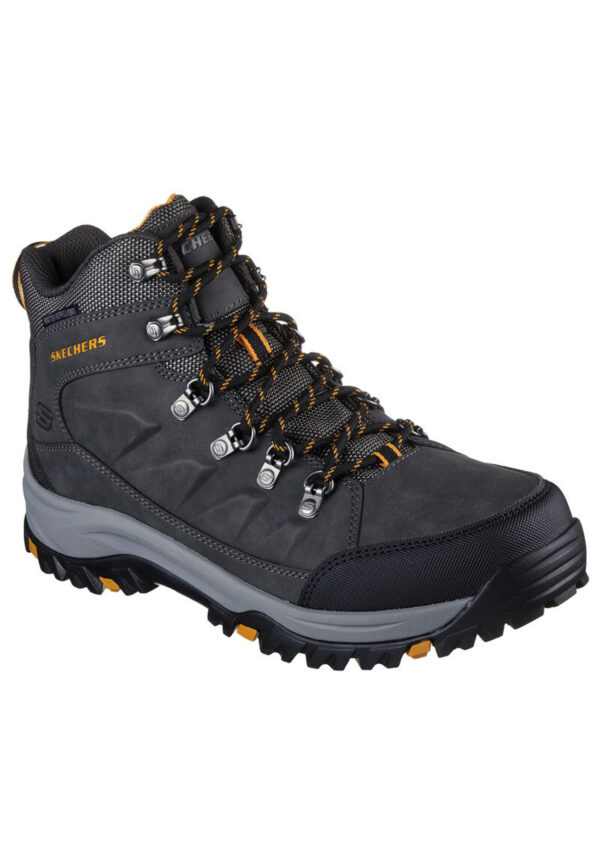 Skechers Men Relaxed Fit RELMENT DAGGETT Outdoor Trail Stiefel Herren grau 20464...