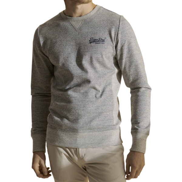 Superdry Orange Label Herren Sweatshirt Interest Crew grau