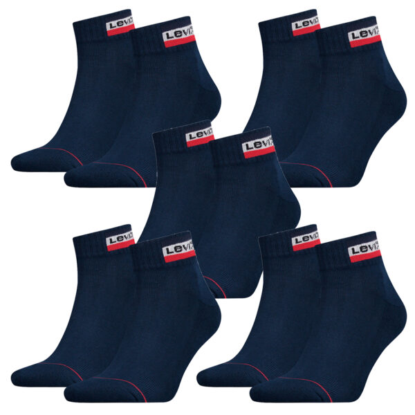 10 Paar Levis 144NDL Mid Cut SPRTWR L Unisex Socken Strümpfe 902011001