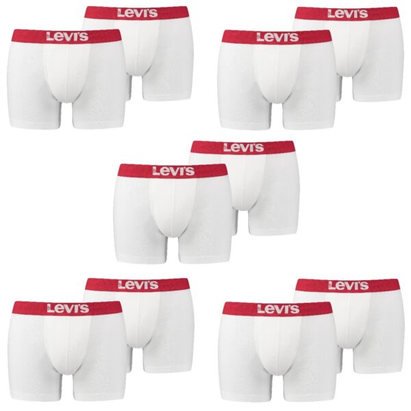 10 er Pack Levis Boxer Brief Boxershorts Men Herren Unterhose Pant Unterwäsche