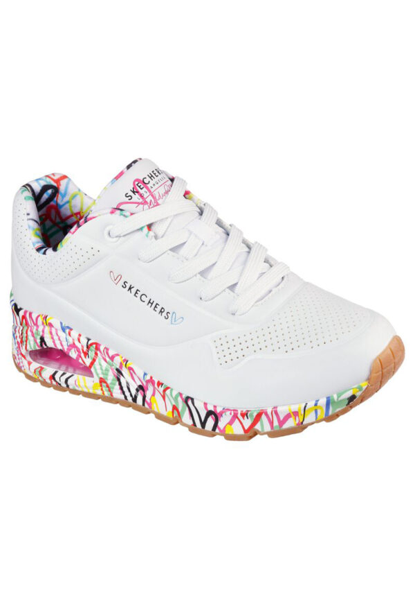 Skechers Street UNO LOVING LOVE Sneakers Women JGoldcrown weiss