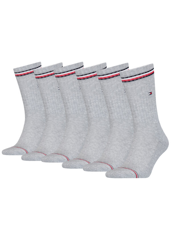 6 Paar TOMMY HILFIGER Herren ICONIC Socken Gr. 39 - 49 Tennis Socken