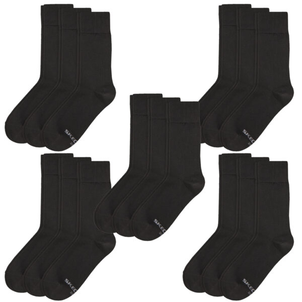 15 Paar Skechers Herren Sportsocken Crew Socken SK41007