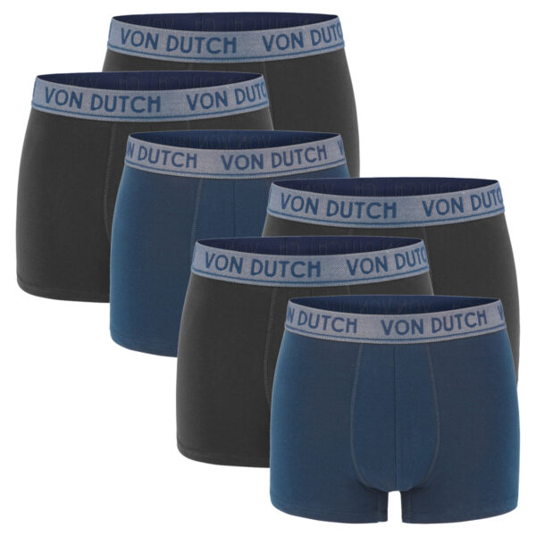 6er Pack Von Dutch Original Boxer Brief Boxershorts Herren Unterwäsche VD1BCX3OR...