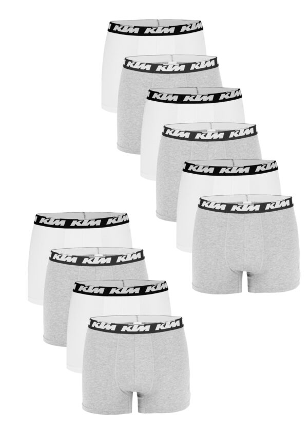 KTM by FREEGUN Boxershorts für Herren Unterwäsche Pant Men´s Boxer 10 er Pack