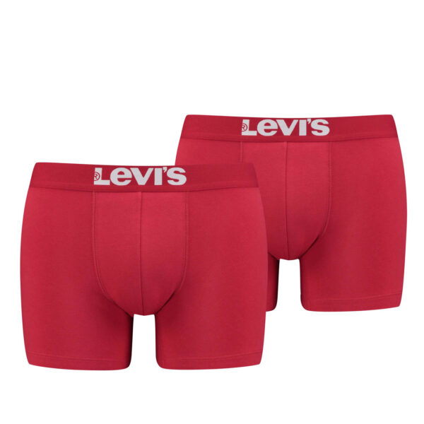 2er Pack Herren Levis Solid Basic Boxer Brief Boxershorts Unterwäsche Pants